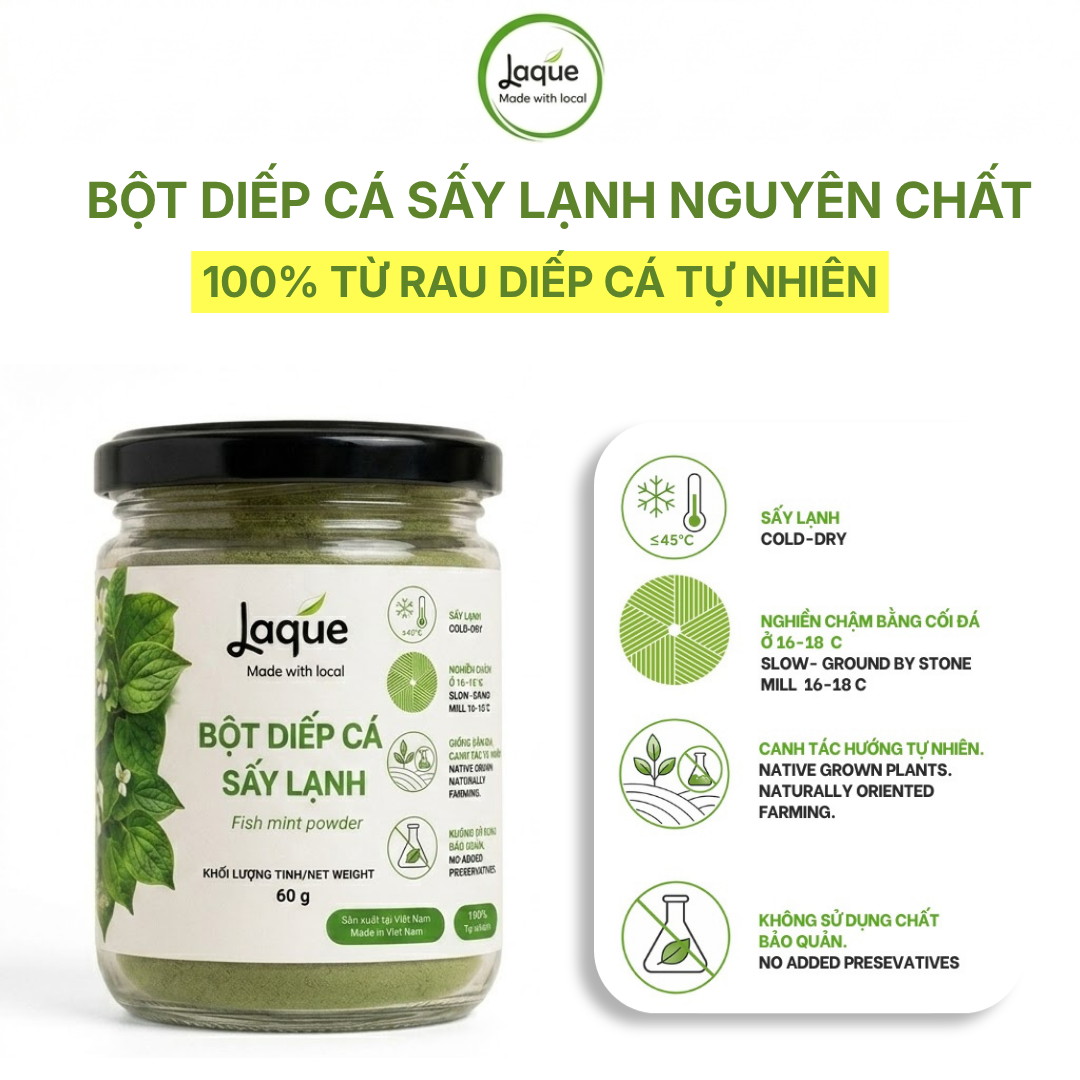 Bột diếp cá sấy lạnh