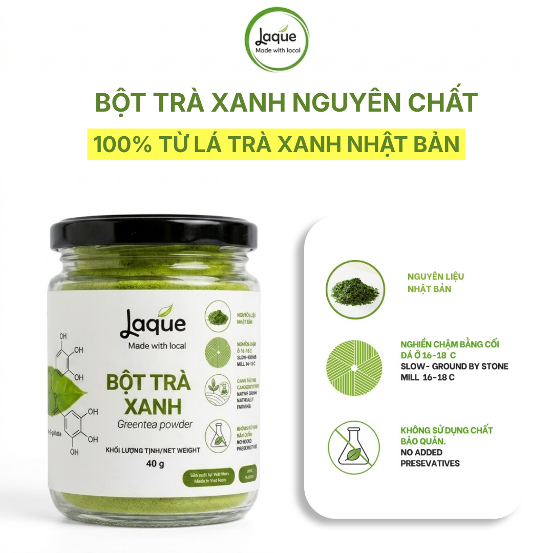 Bột matcha (trà xanh nhật)