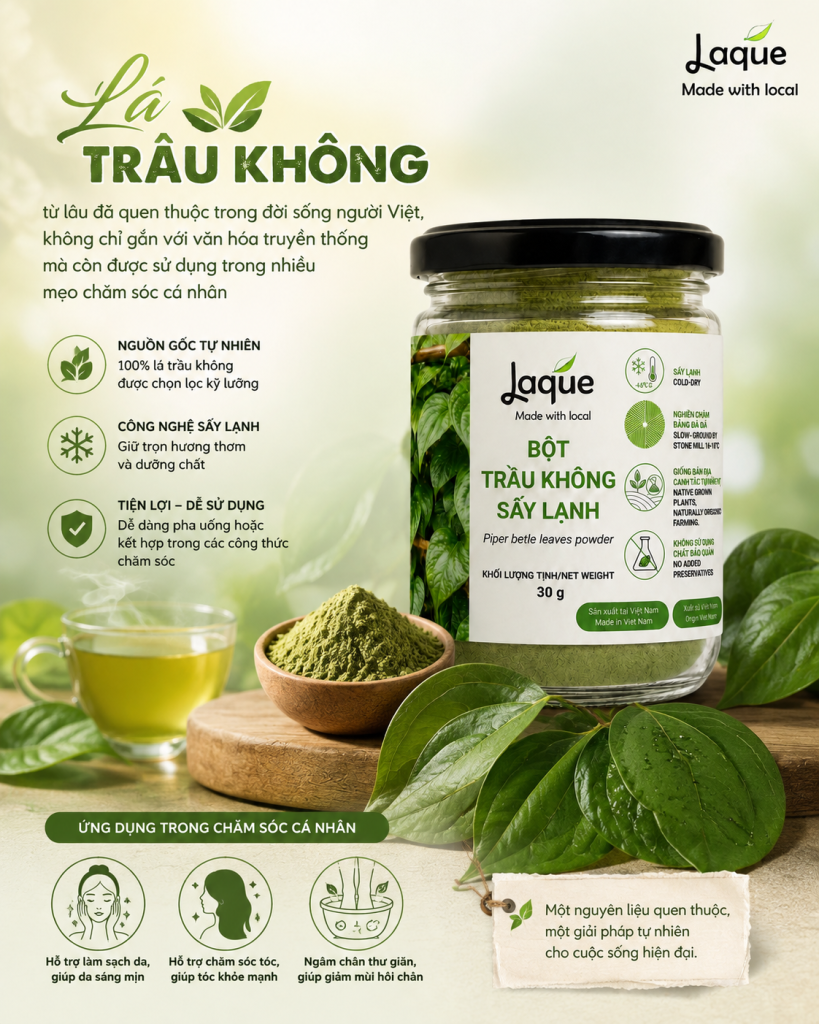 Bột trầu sấy lạnh