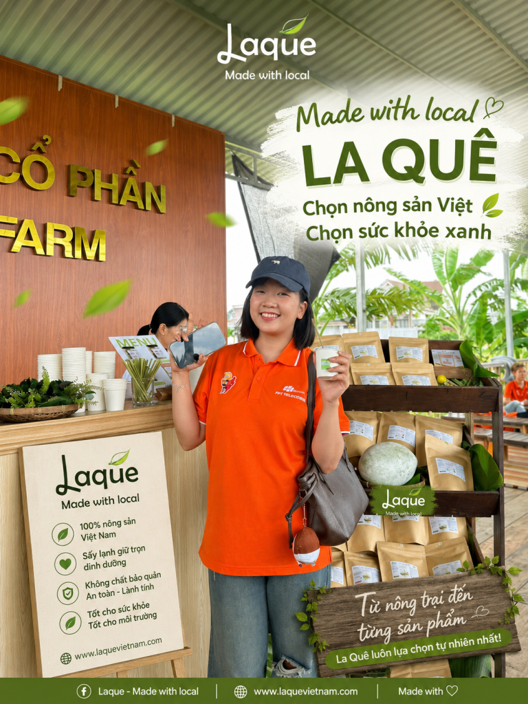 Gian hàng Lá Quê tại Yuuki farm